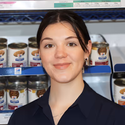 Klaudia, receptionist at Citivet veterinary clinic
