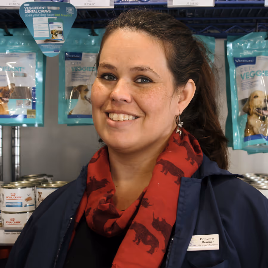 Dr Sumari Beumer, veterinarian at Citivet Bothasig and Monte Vista